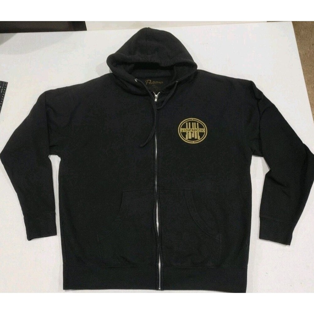 Pentatonix Full Zip Christmas Hoodie Black Adult Size XXL 2XL